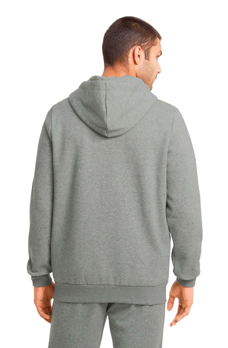 Moletom Puma Essentials Full - Zip Cinza/Preto - NewSkull