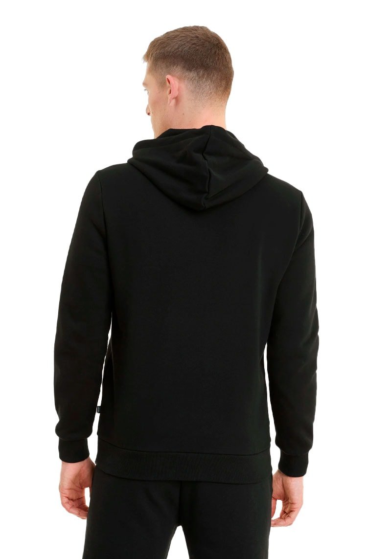 Moletom Puma Essentials Full - Zip Preto/Branco - NewSkull