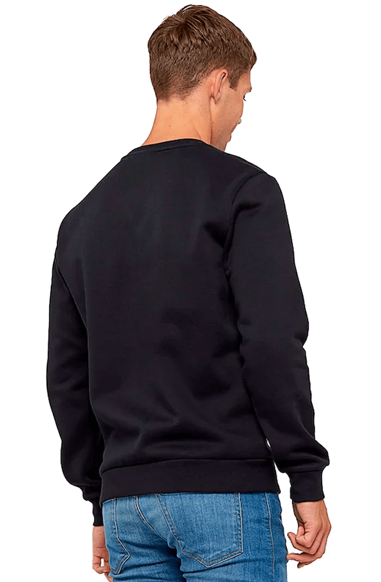 MOLETOM PUMA ESSENTIALS LOGO CREW SWEAT PRETO - NewSkull