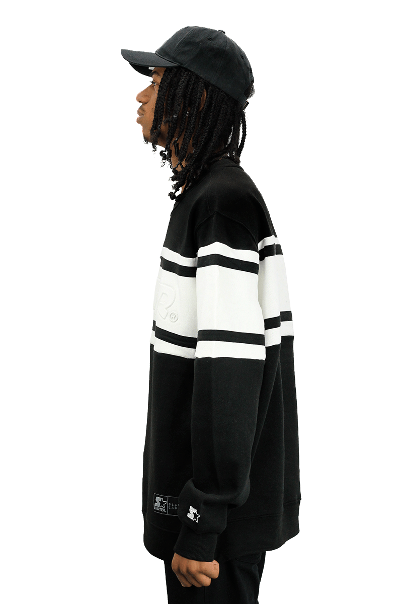 MOLETOM STARTER LOGO CARECA PRETO - NewSkull