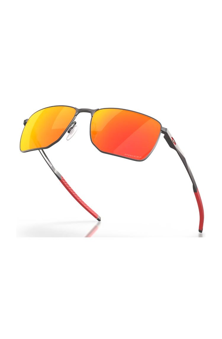 Óculos de Sol Oakley Ejector Prata/Vermelho - NewSkull