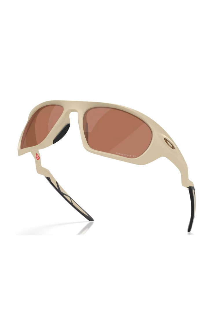 Óculos de Sol Oakley Lateralis Bege/Marrom - NewSkull