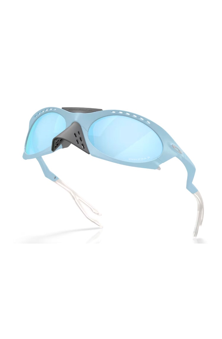 Óculos de Sol Oakley Plantaris Matte Stonewash Prizm Deep Water Azul - NewSkull