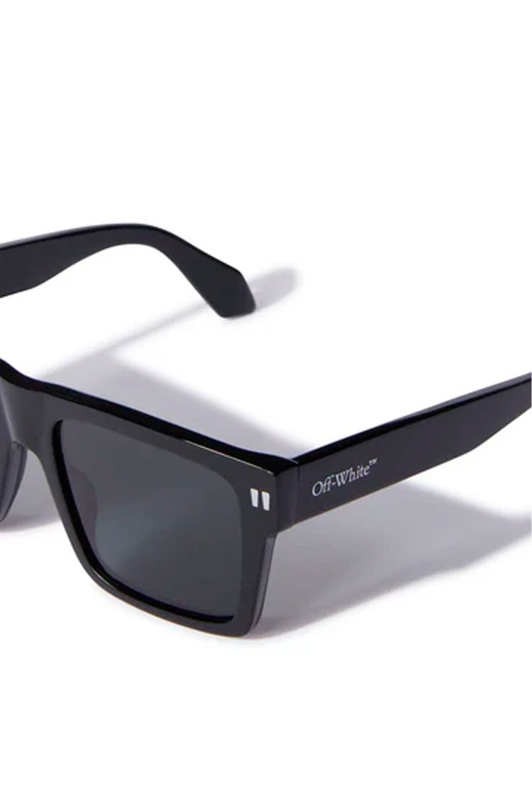 Óculos de Sol Off - White Lawton Sunglasses Black Dark Grey - NewSkull