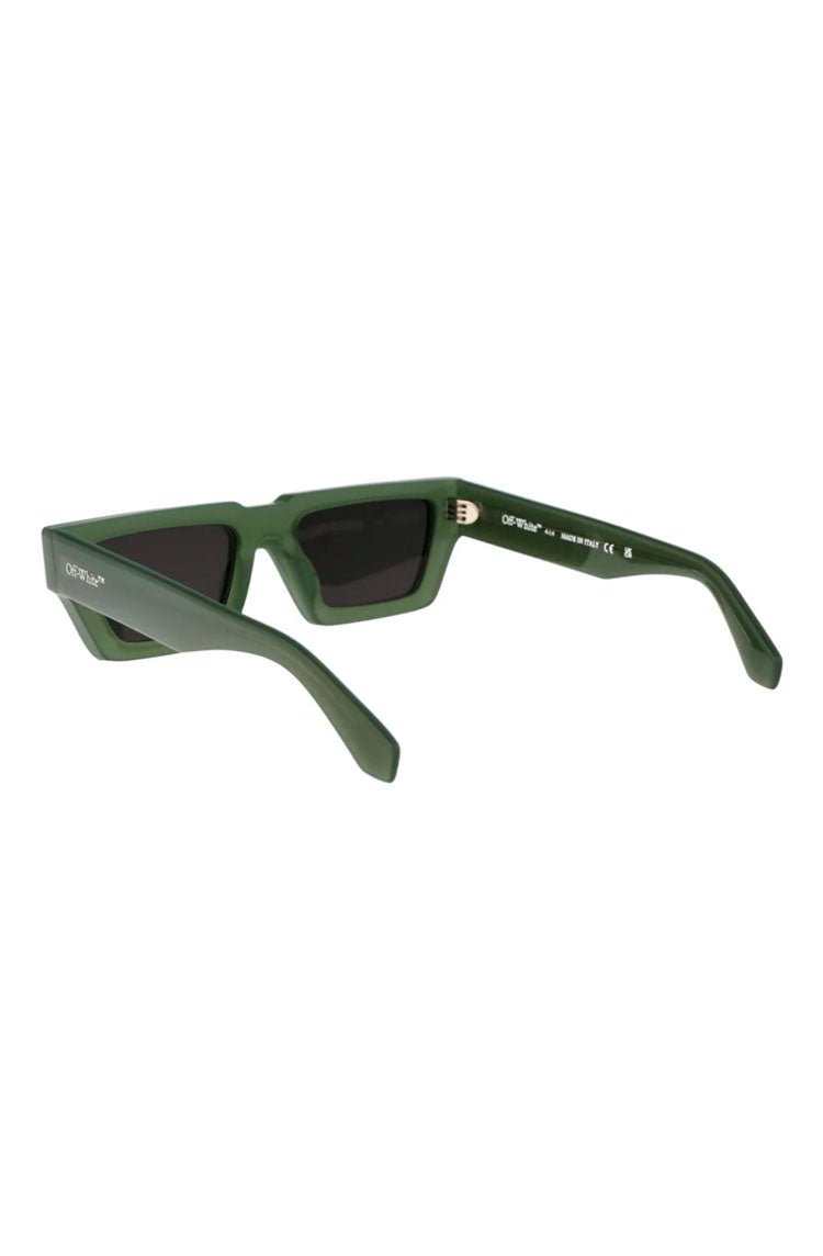 Óculos de Sol Off - White Manchester Sunglasses Olive Green Dark - NewSkull
