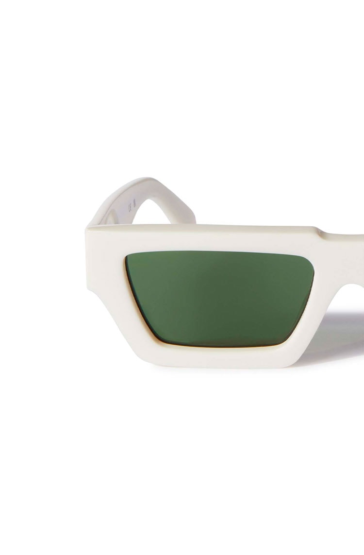 Óculos de Sol Off - White Manchester Sunglasses White/Green - NewSkull