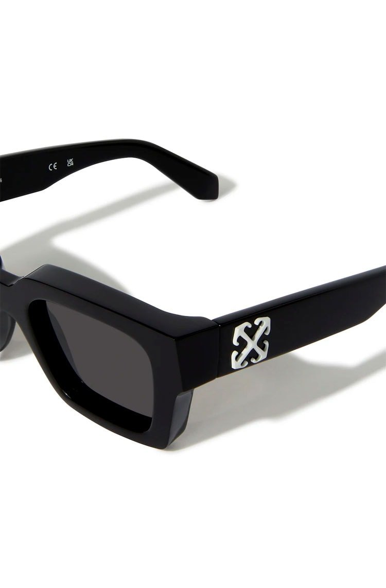 Óculos de Sol Off - White Virgil Sunglasses Black Dark Grey - NewSkull