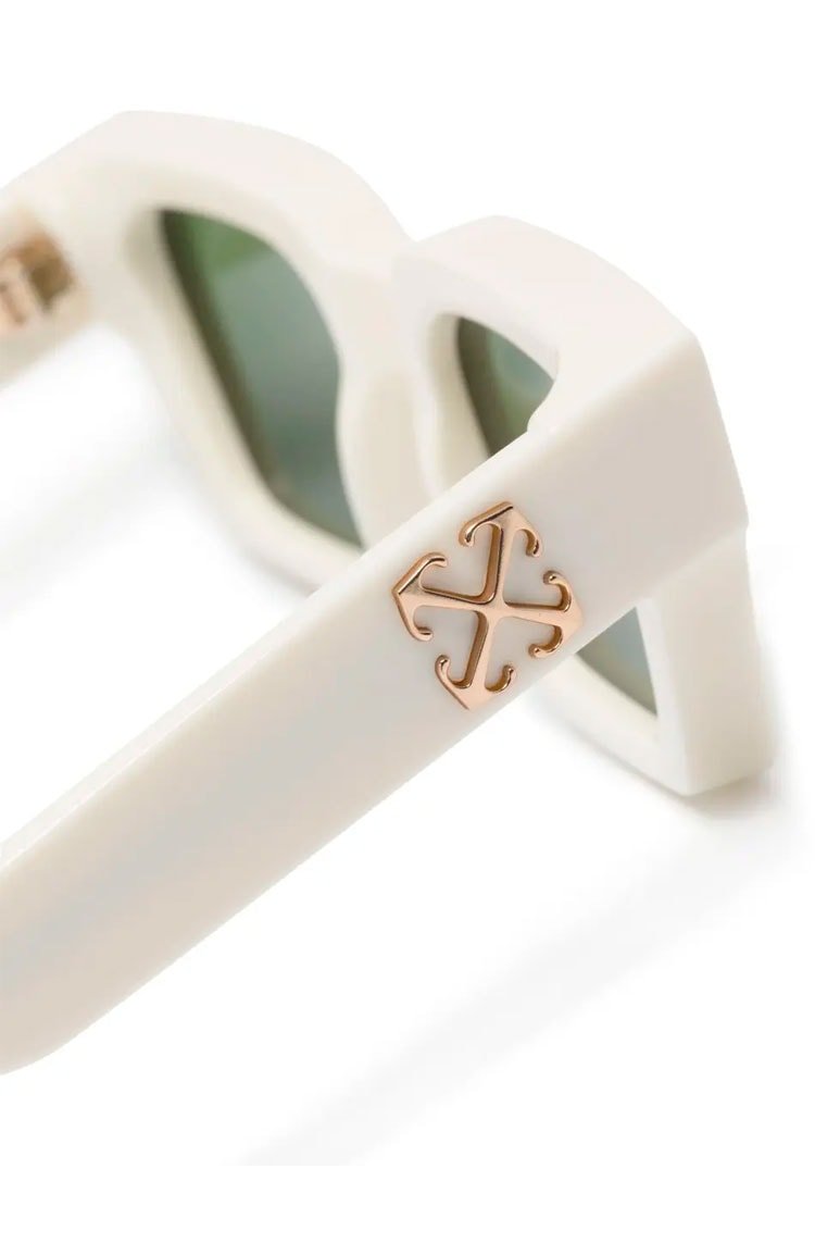 Óculos de Sol Off - White Virgil Sunglasses White/Green - NewSkull