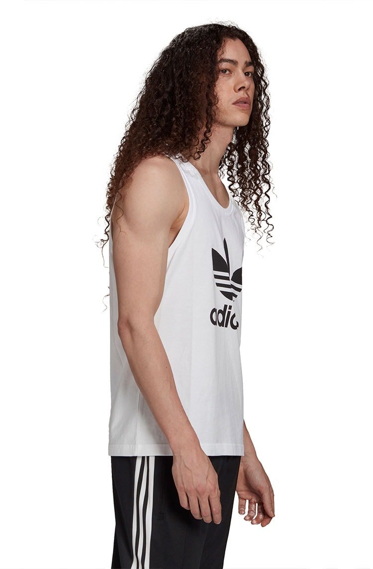 Regata Adidas Adicolor Classics Trefoil Branca/Preta - NewSkull