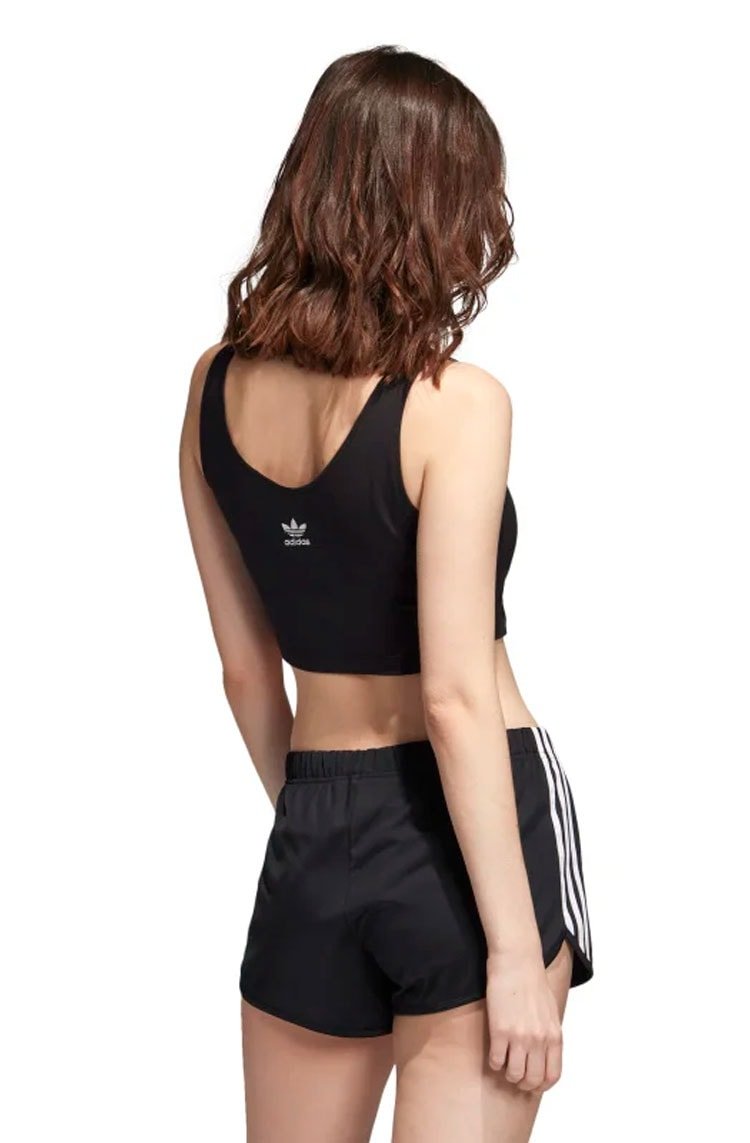Regata ADIDAS Cropped Adilette Feminino Preta - NewSkull