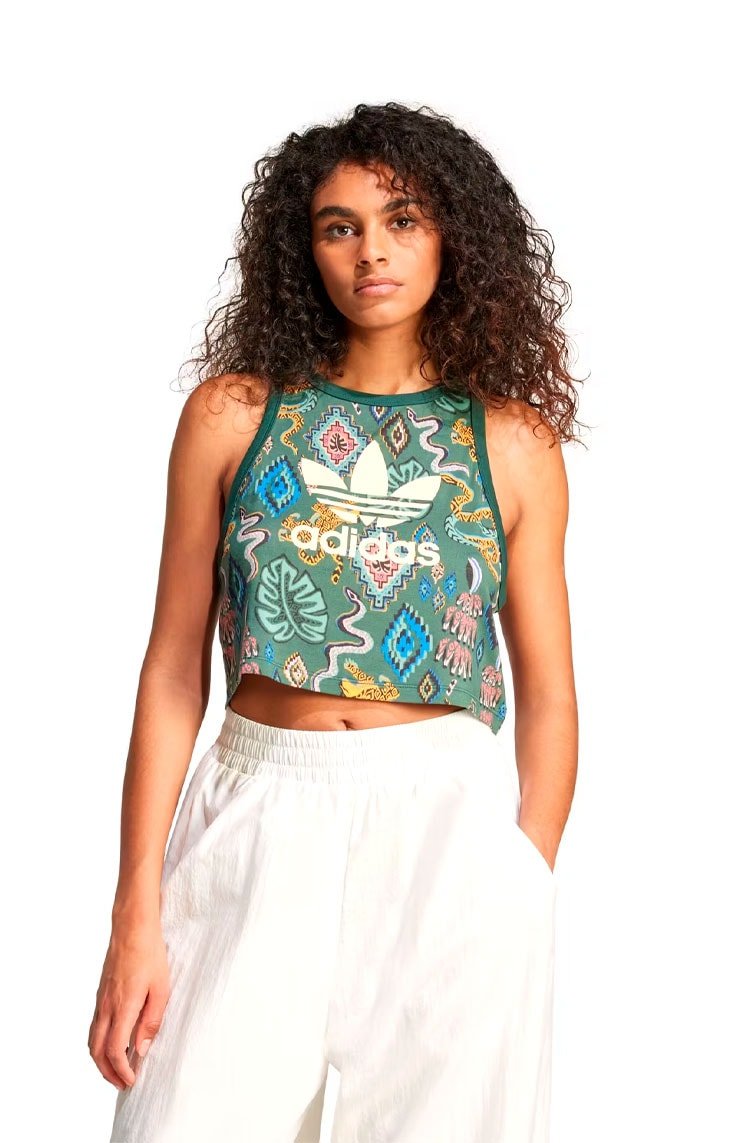Regata Adidas Originals Adidas Farm Blusa Regata Adidas X Farm Rio