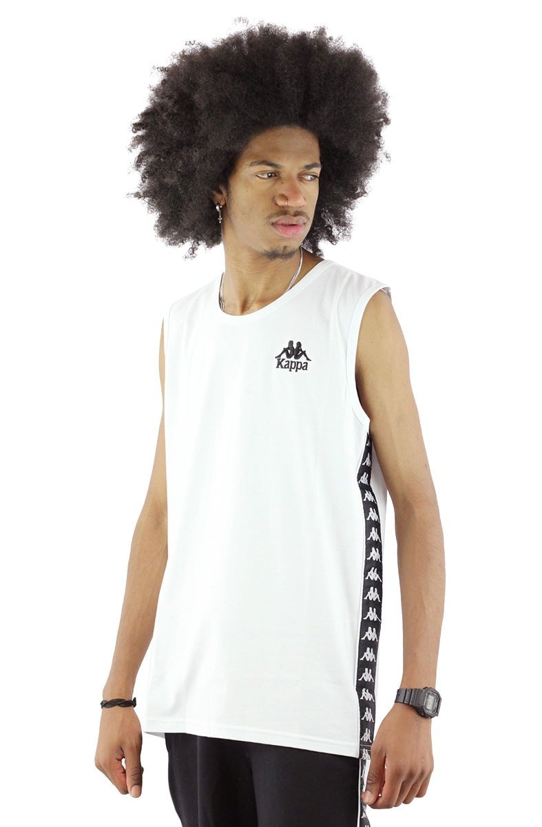 Regata Kappa Authentic Originale Due Due Branco - NewSkull