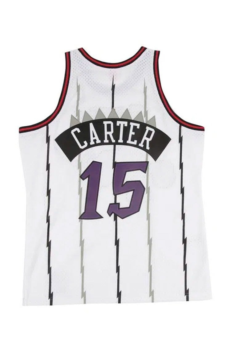 Regata Mitchell & Ness Swingman Jersey Toronto Raptors Home Vincent Carter 1998 - 1999 Branca - NewSkull