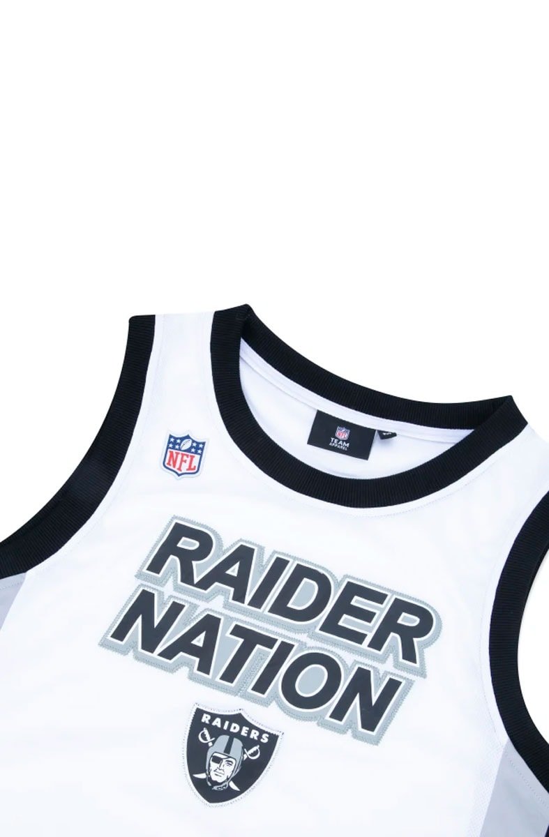 Regata New Era Las Vegas Raiders Branco/Preto - NewSkull