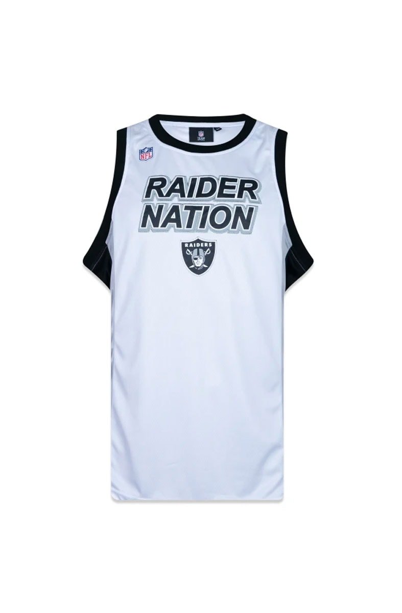 Regata New Era Las Vegas Raiders Branco/Preto - NewSkull
