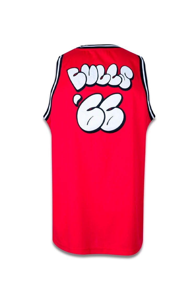 Regata New Era Performance Chicago Bulls Street Life Bold Vermelho/Branco - NewSkull