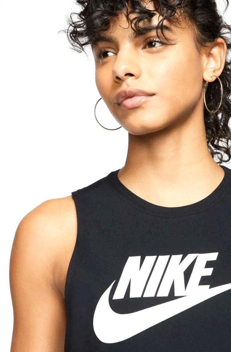 Regata Nike Sportswear Feminina Preto/Branco - NewSkull