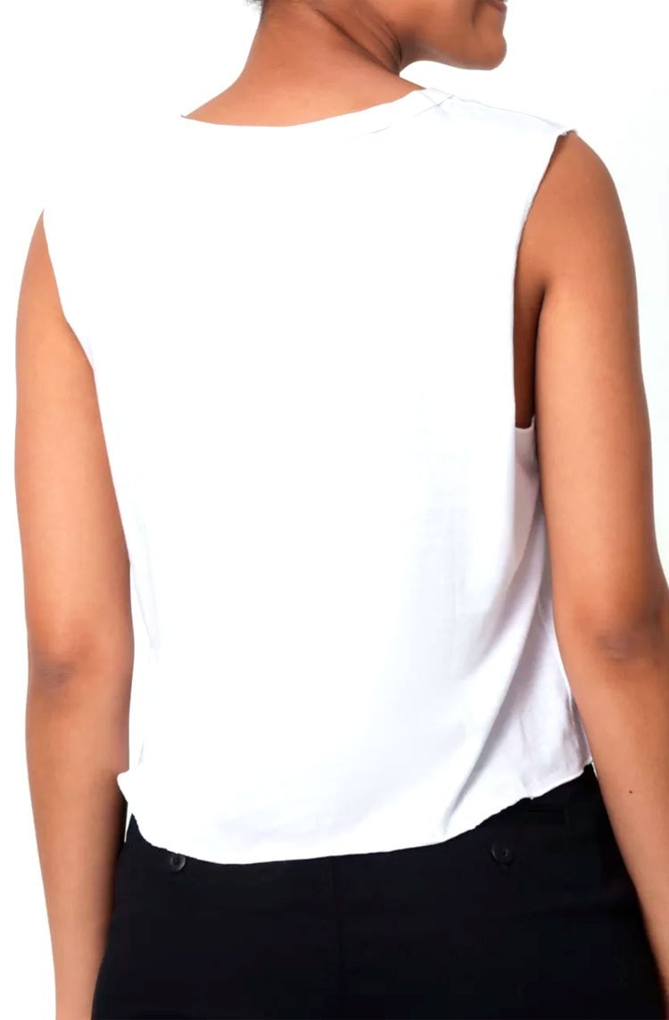 Regata Vans Feminina Junior V Tank Branco - NewSkull