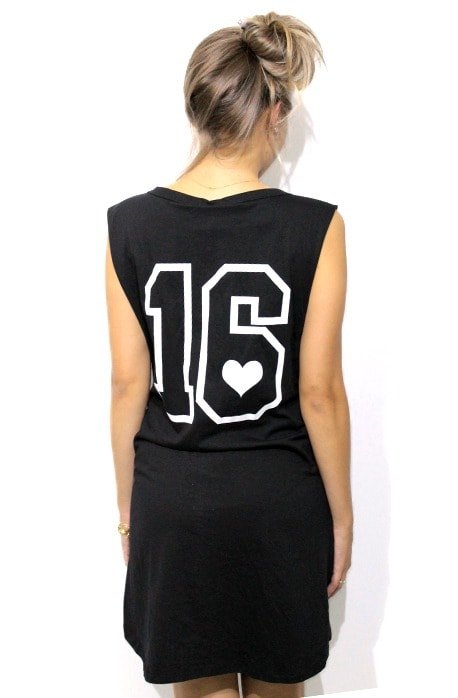 Regata Vestidão Vida Libre Feminina Preto - NewSkull