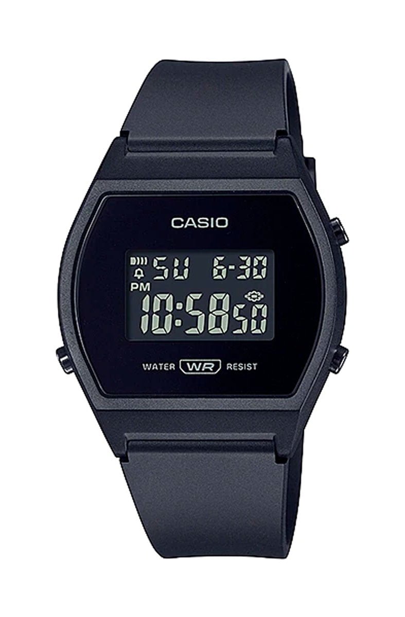 Relógio Casio Digital Standard LW - 204 - 1BDF Preto/Preto - NewSkull