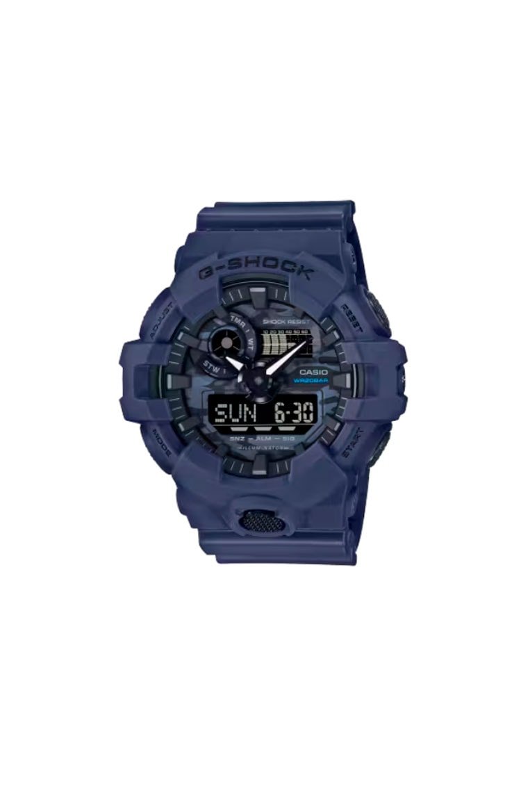 Relógio Casio G - Shock Digital - Analógico Série GA - 700 Azul/Preto - NewSkull