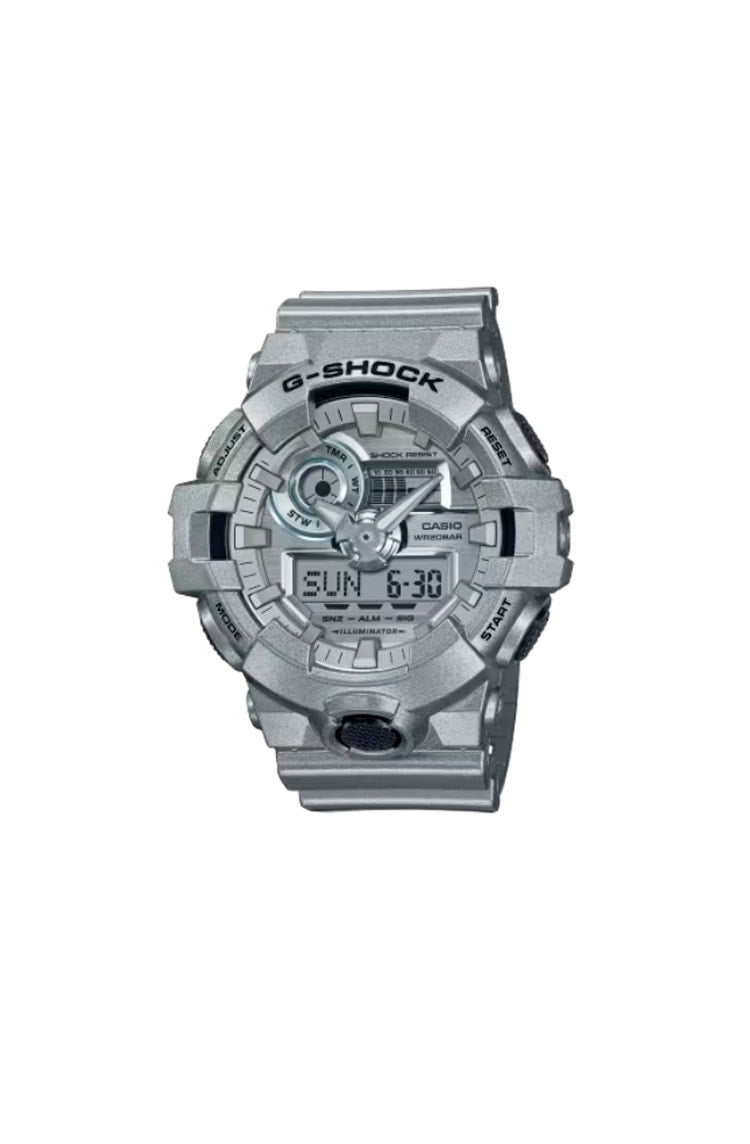 Relógio Casio G - Shock Digital - Analógico Série GA - 700 Prata - NewSkull