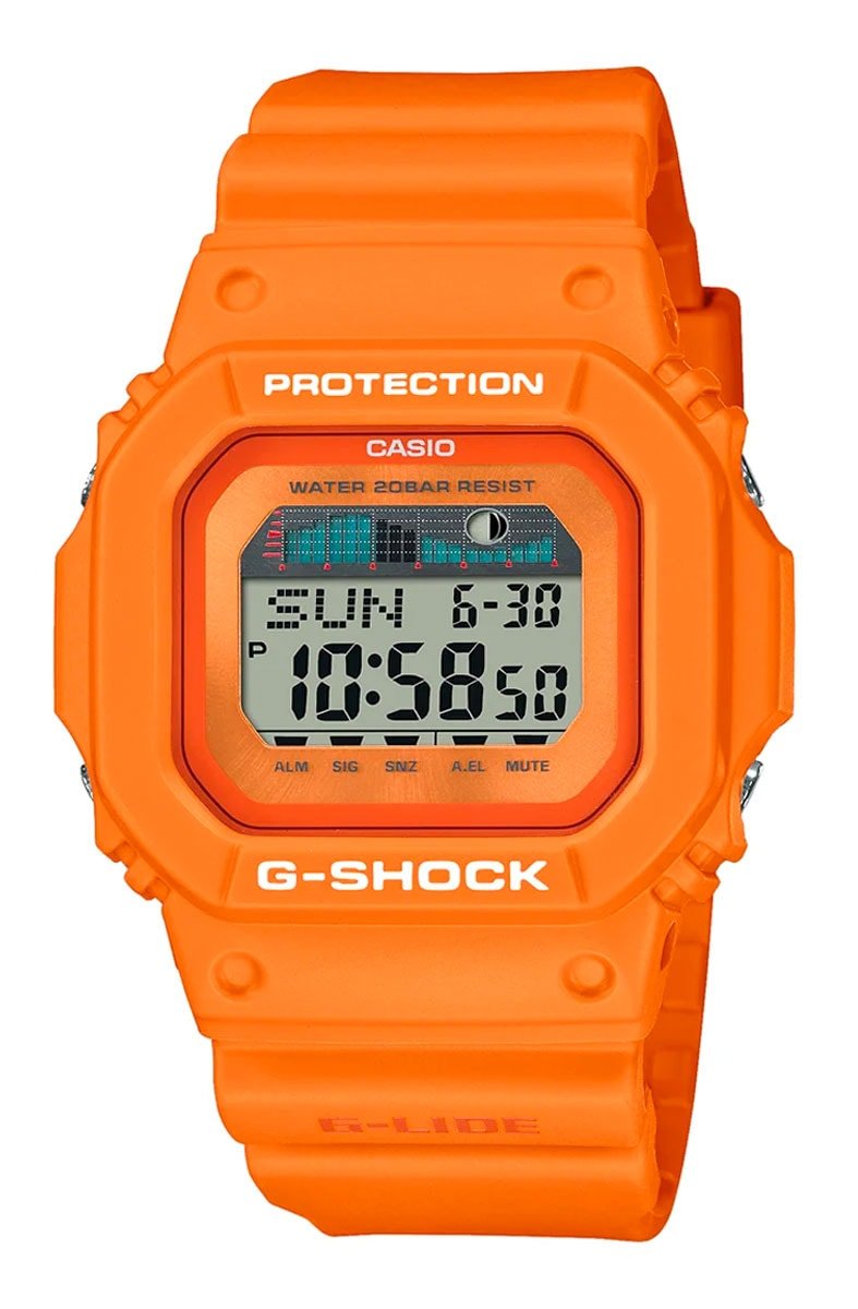 Relógio Casio G - Shock Digital GLX - 5600RT - 4DR Laranja/Branco - NewSkull