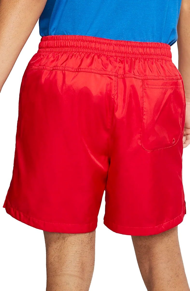 Short Nike Sportswear Woven Flow Vermelho/Branco - NewSkull