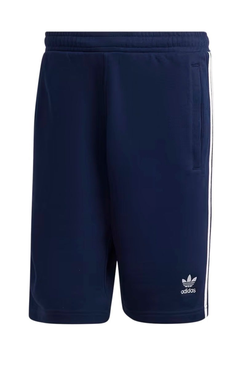 Shorts Adidas Adicolor Classics 3 - stripes Azul Marinho - NewSkull