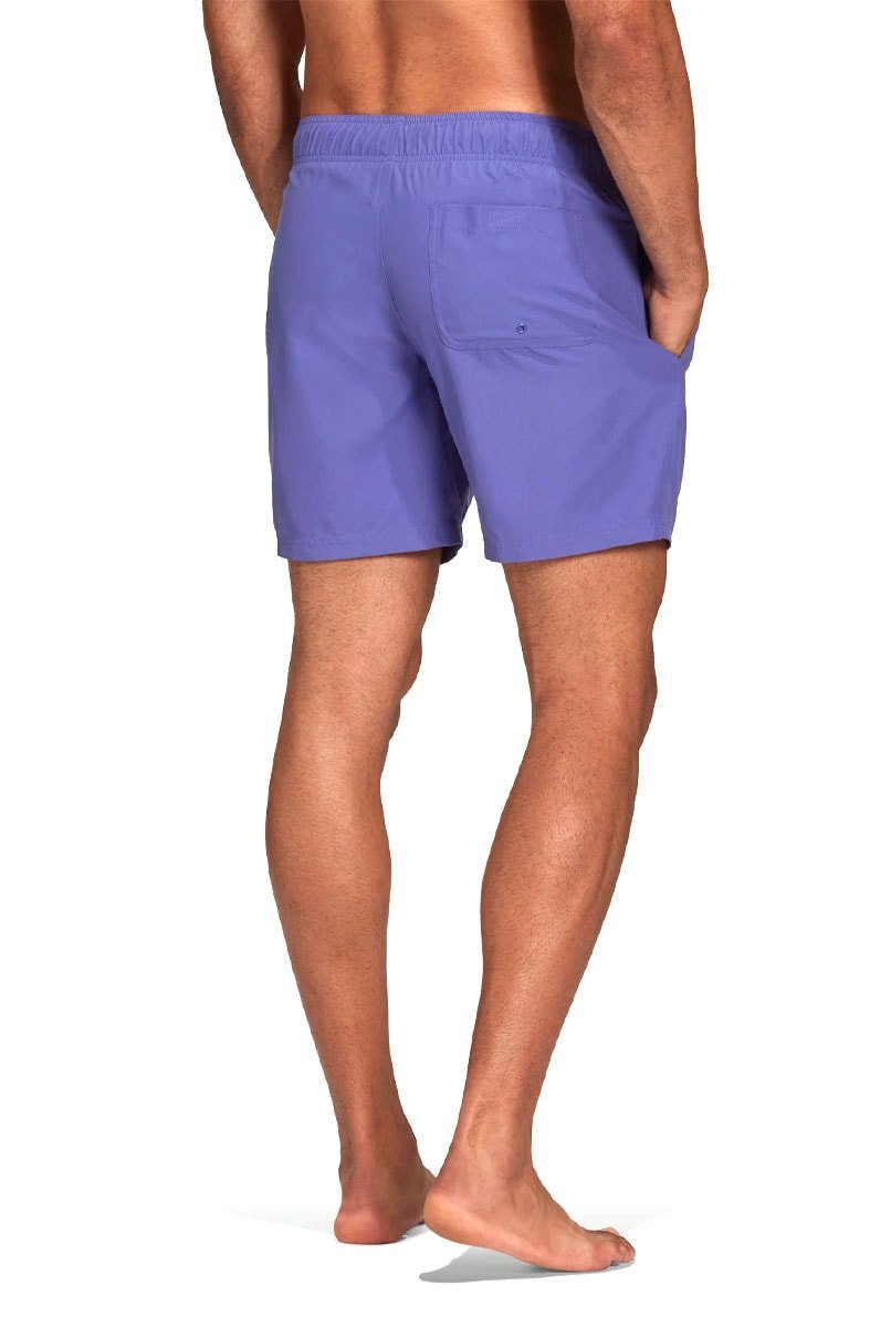 Shorts Adidas Natação Adicolor Essentials Trefoil Roxo/Branco - NewSkull