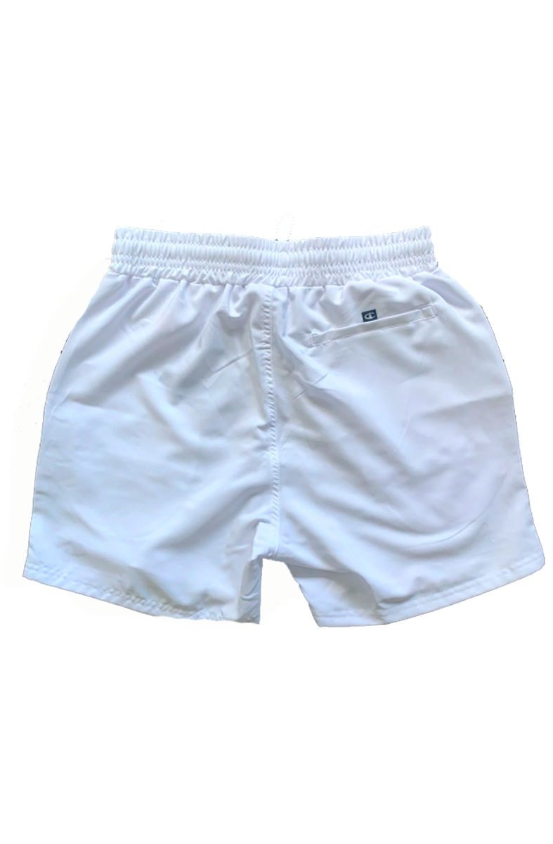 Shorts Champion Beach Voley Branco/Azul - NewSkull