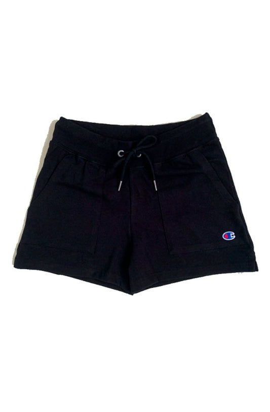 Shorts Champion Feminino Campus French Terry Preto - NewSkull
