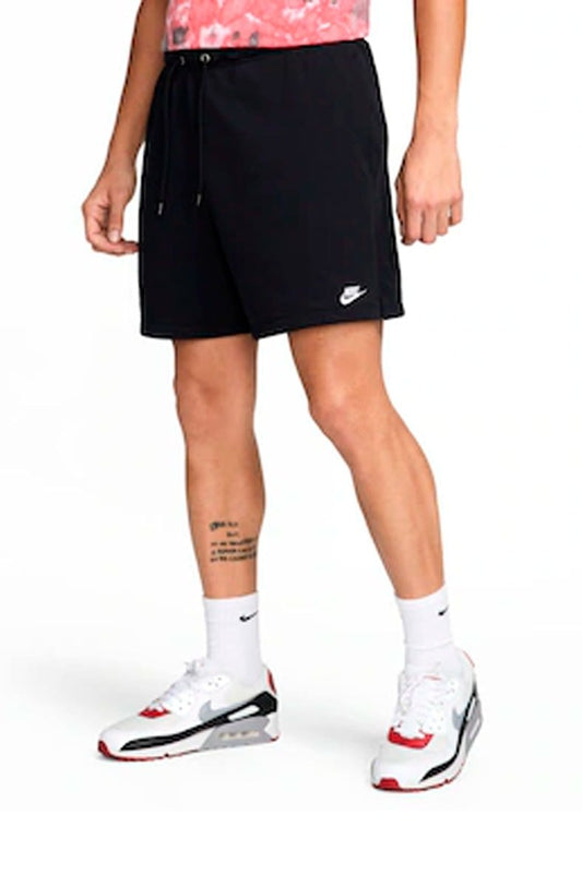 Shorts Nike Club Flow Masculino Preto/Branco - NewSkull
