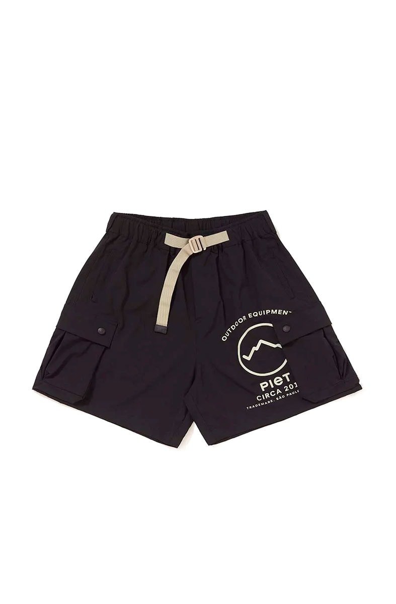 Shorts Piet Tech Trekking Preto/Creme - NewSkull
