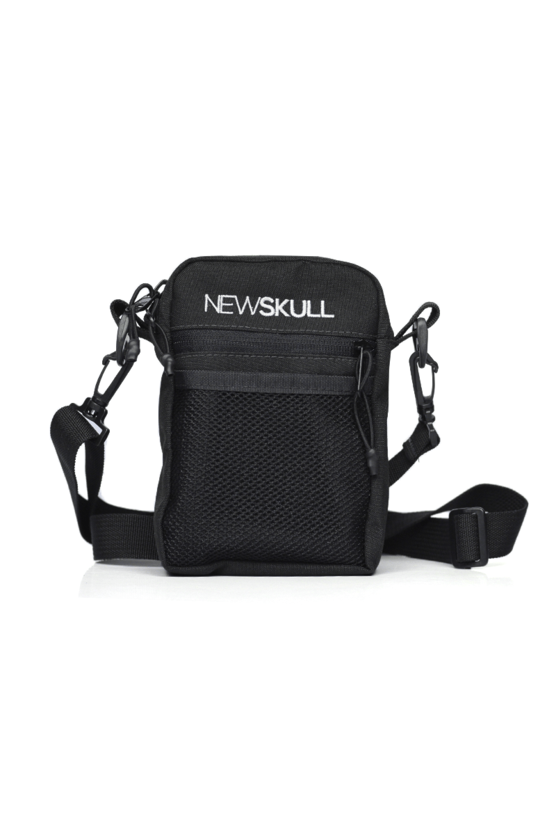 ShoulderBag NewSkull Logo Preto - NewSkull
