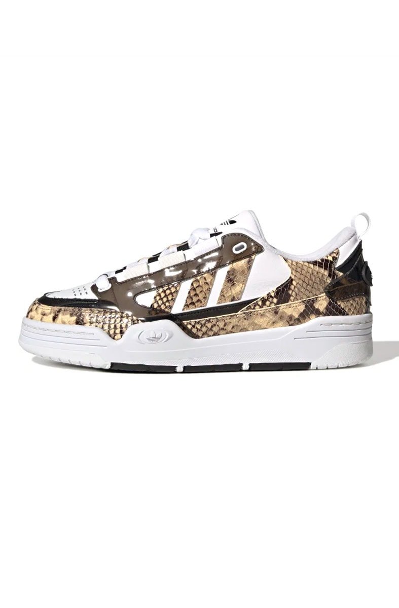 Tênis Adidas ADI2000 Snake Branco/Marrom - NewSkull