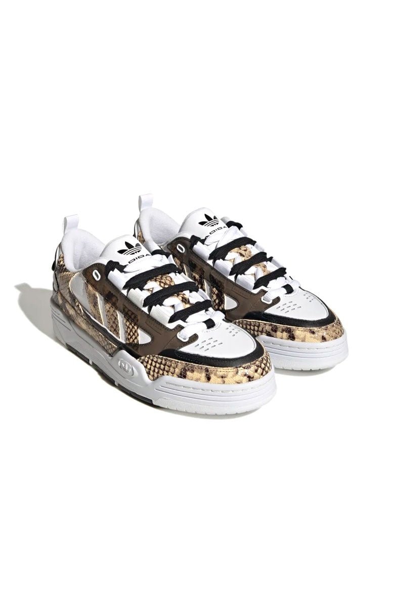 Tênis Adidas ADI2000 Snake Branco/Marrom - NewSkull