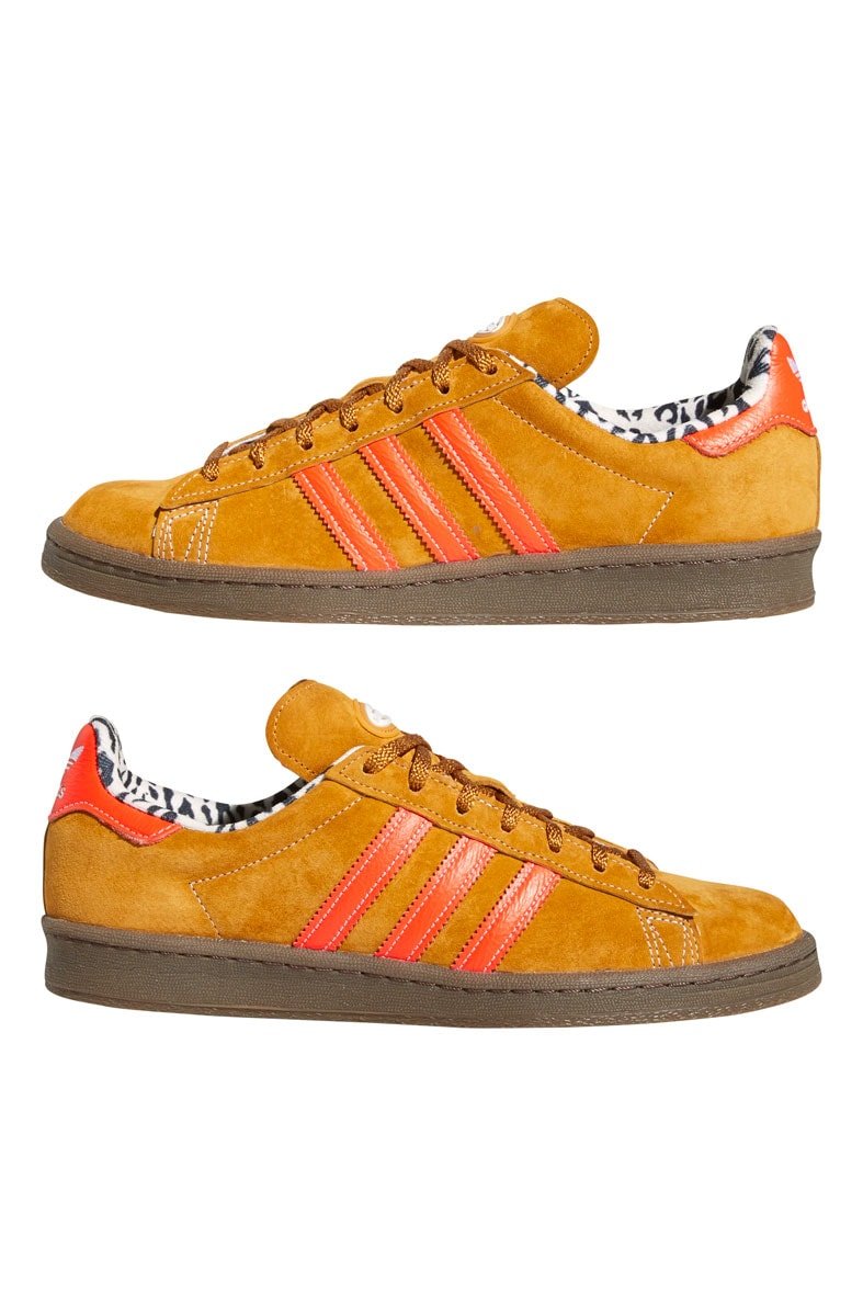 Tênis Adidas Campus 80 x Large Marrom/Laranja - NewSkull