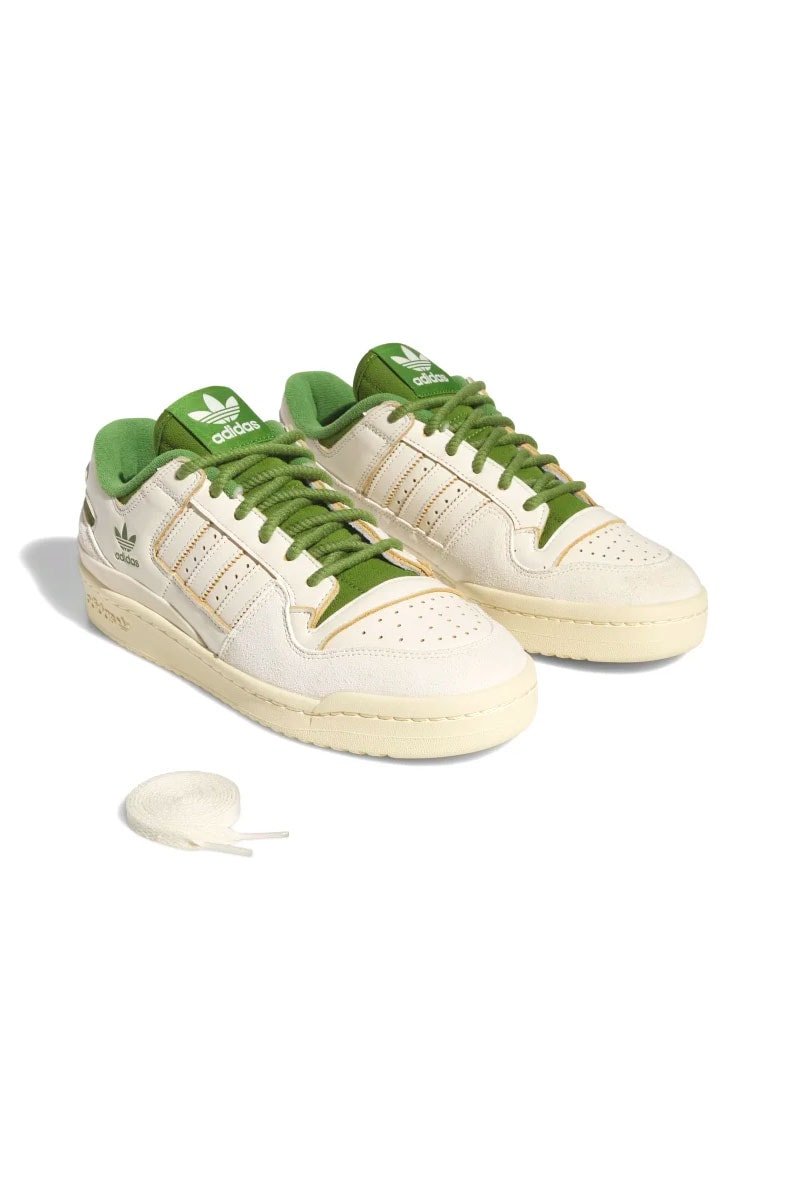 Tênis Adidas Forum 84 Low Classic Off White/Verde - NewSkull