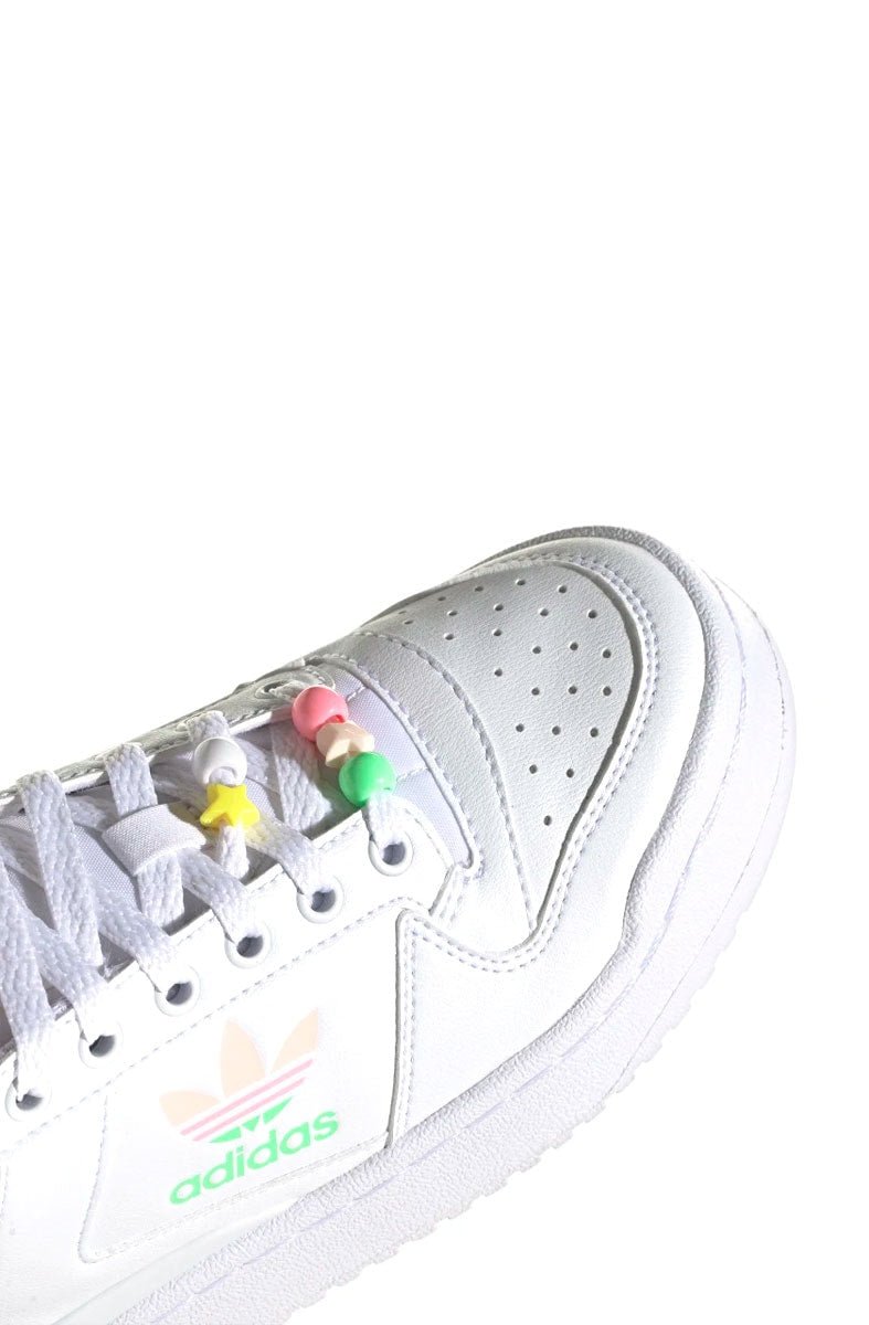 Tênis Adidas Forum Bold Feminino Branco/Rosa/Verde - NewSkull