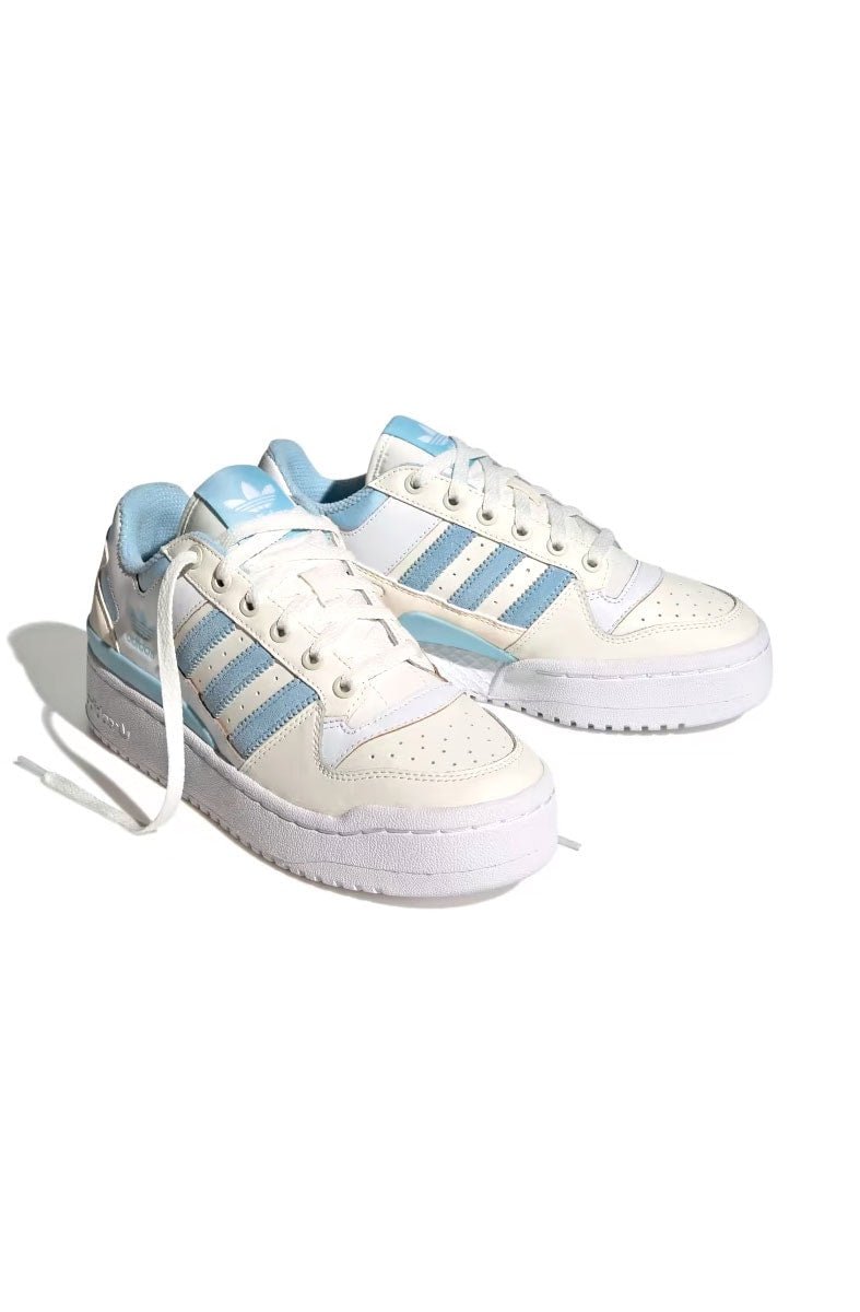 Tênis Adidas Forum Bold Feminino Off White/Azul Claro IG0285 - NewSkull