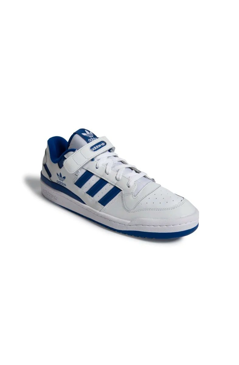 Tênis Adidas Forum Low Branco/Azul - NewSkull