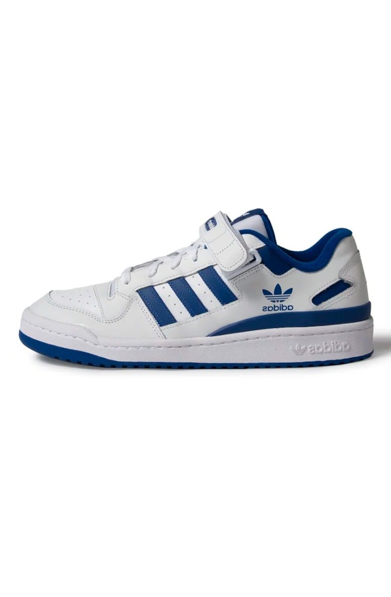 Tênis Adidas Forum Low Branco/Azul - NewSkull