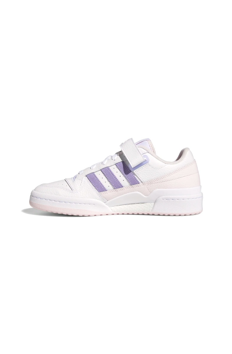 Tênis Adidas Forum Low Branco/Rosa/Roxo - NewSkull