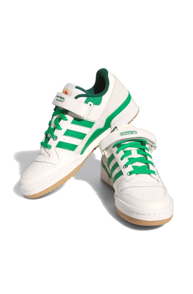 Tênis Adidas Forum Low Branco/Verde IE7175 - NewSkull