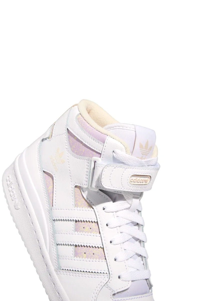 Tênis Adidas Forum Mid Feminino Branco/Color - NewSkull
