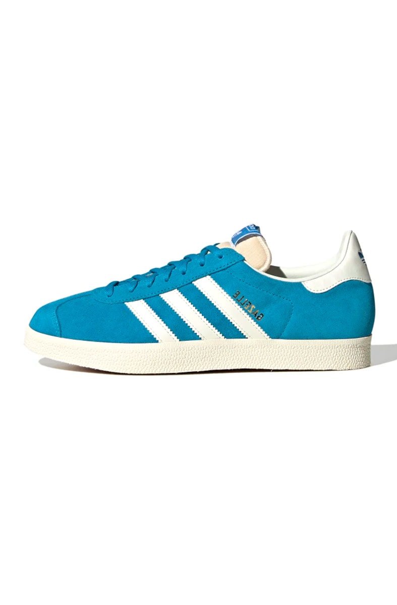 Tênis Adidas Gazelle Azul Água/Branco - NewSkull