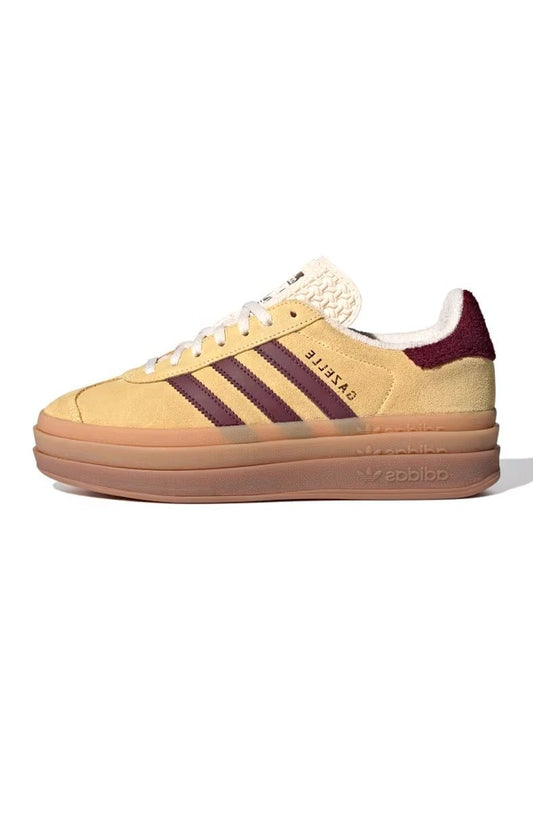 Tênis Adidas Gazelle Bold Feminino Amarelo/Marrom IF5937 - NewSkull