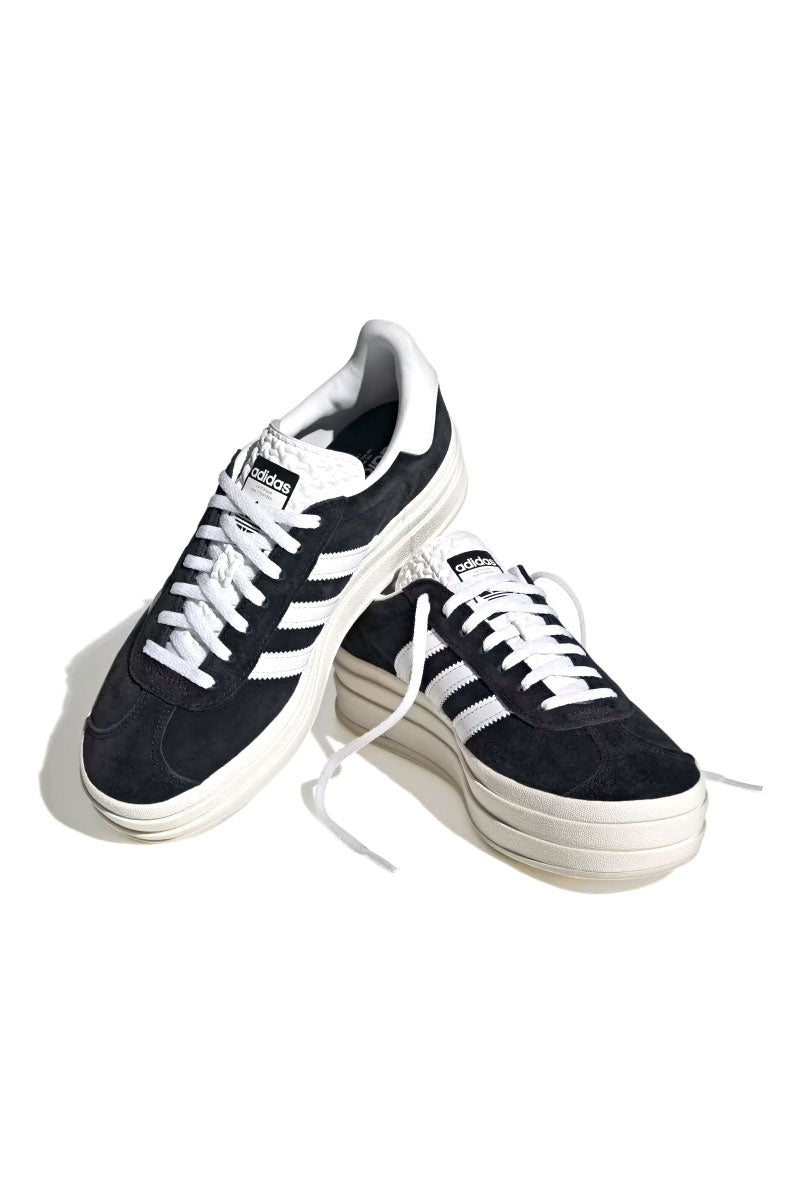 Tênis Adidas Gazelle Bold Feminino Preto/Branco HQ6912 - NewSkull