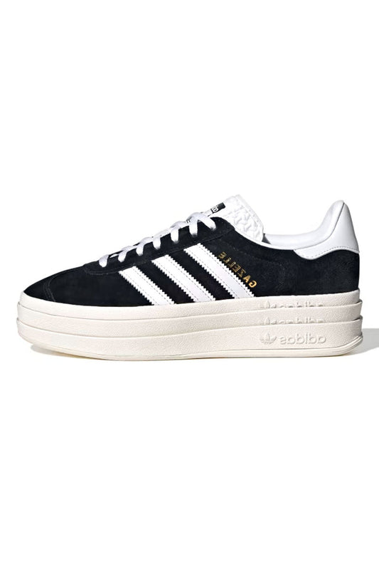 Tênis Adidas Gazelle Bold Feminino Preto/Branco HQ6912 - NewSkull